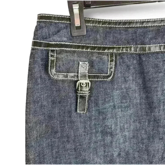 Michael Kors Denim Pencil Skirt - Picture 2 of 6